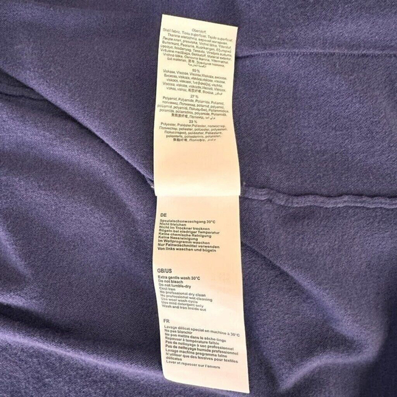 Olsen Women’s Snap Button Mock Neck Sweater Size 4 XS Blue Soft New - Picture 13 of 14